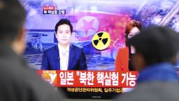 North korea blast tv