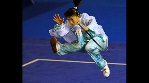 Wushu is a Chinese martial art, practiced as a means of combat in ancient times and by common citizens as a means of self-defense and physical training, according to the International Wushu Federation. 