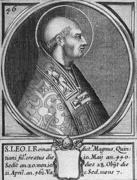 No. 9: Leo I, both a pope and saint, reigned from 440 to 461, for a total of 21 years, 1 month and 13 days.