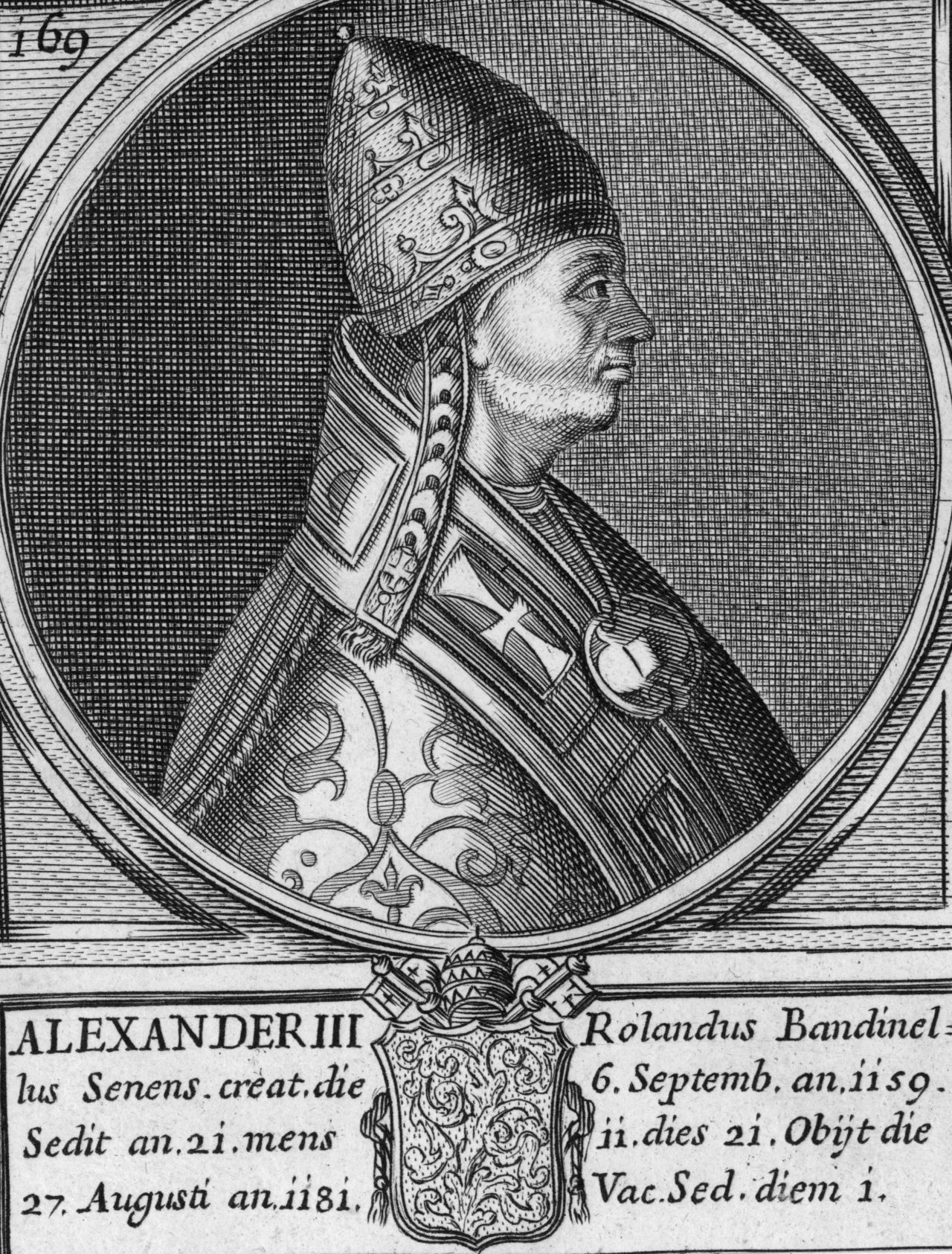 No. 7: Pope Alexander III reigned for 21 years, 11 months and 24 days.