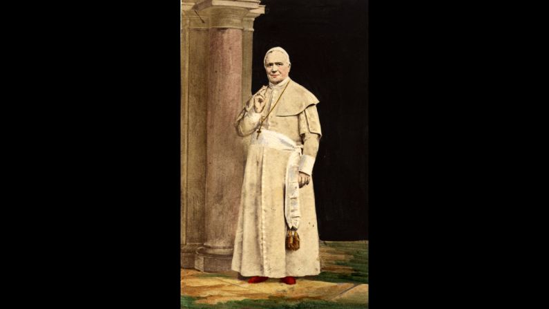 No. 1: Pope Pius IX reigned the longest of all popes, from 1846 to 1878, for a total of 31 years, 7 months and 23 days.