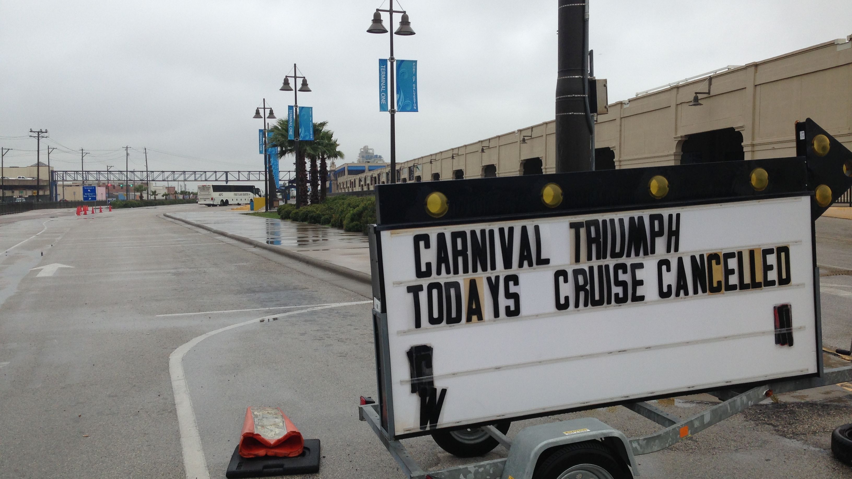 Carnival cruise sign