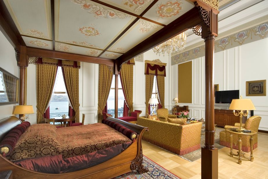 Book the Sultan Suite at the Ciragan Palace Kempinski in Istanbul and this will be your luxurious bedroom.