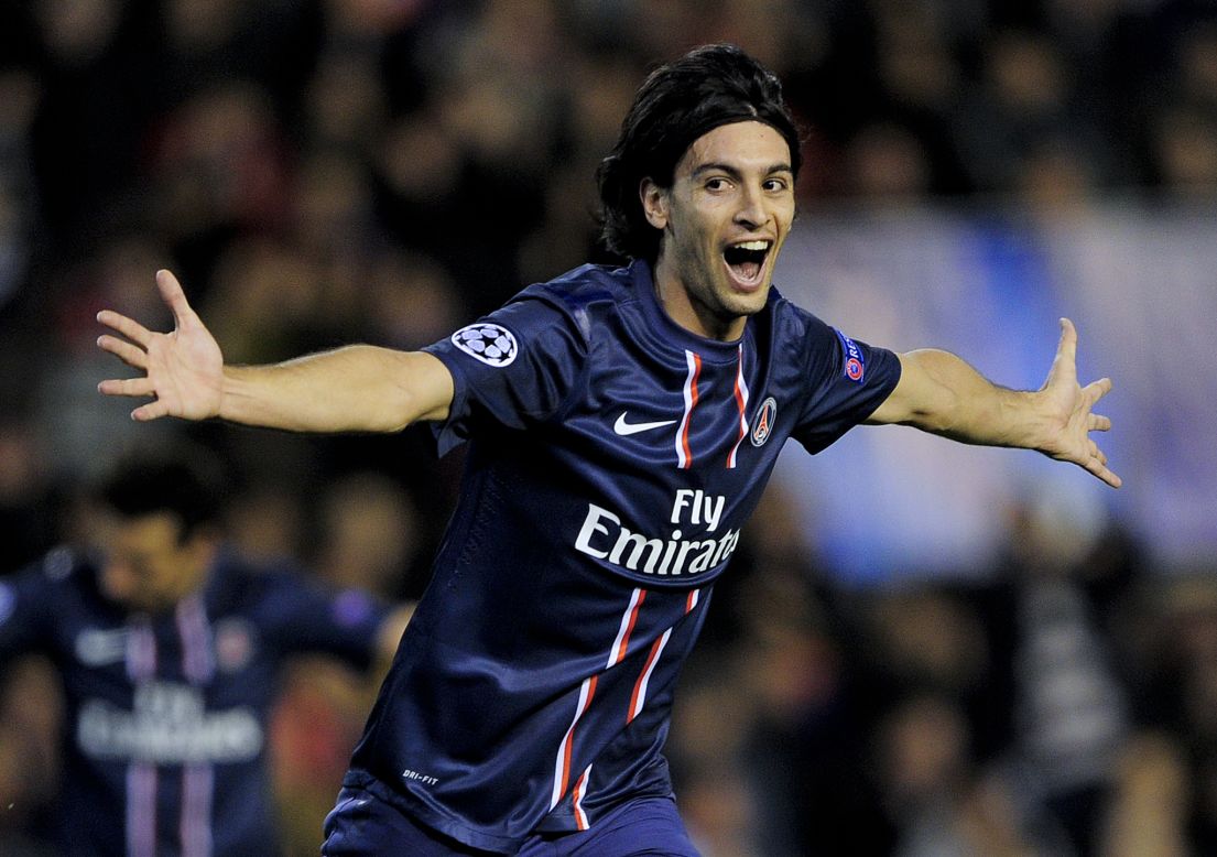Javier Pastore doubled PSG's lead with just two minutes of the first half remaining after a flowing move scythed through the Valencia defense. The talented Argentine playmaker was just one of a number of stars on show for the French club along with Ibrahimovic, Lucas Moura and Lavezzi.