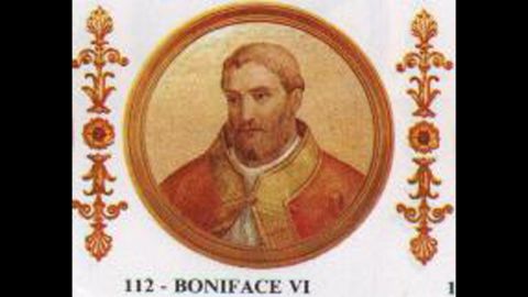 Boniface VI reigned for 16 days in the year 896.