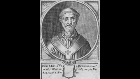 Pope Benedict V was the first to reign for 33 days in 964.