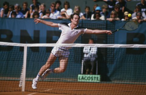 "French Open 1984, just the last few games." McEnroe's biggest tournament regret is blowing a two-set lead against Ivan Lendl and losing 3-6 2-6 6-4 7-5 7-5 in his only final at Roland Garros.