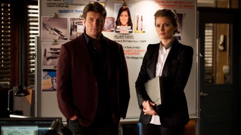 For four seasons on "Castle," writer Richard Castle and detective Kate Beckett solved murders both grisly and outlandish -- and fell for each other. They finally made it official with a wedding in 2014.