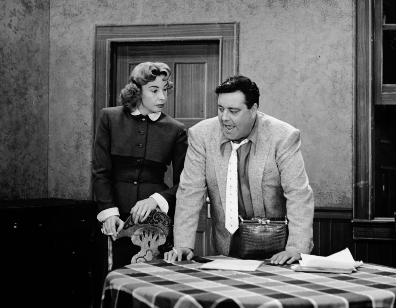 "Bang, zoom!" probably wouldn't fly these days on a TV sitcom, but audiences loved watching Jackie Gleason and Audrey Meadows spar (every bickering TV couple owes them a debt of gratitude), and they were reassured when so many episodes ended with Ralph telling Alice, "Baby, you're the greatest."