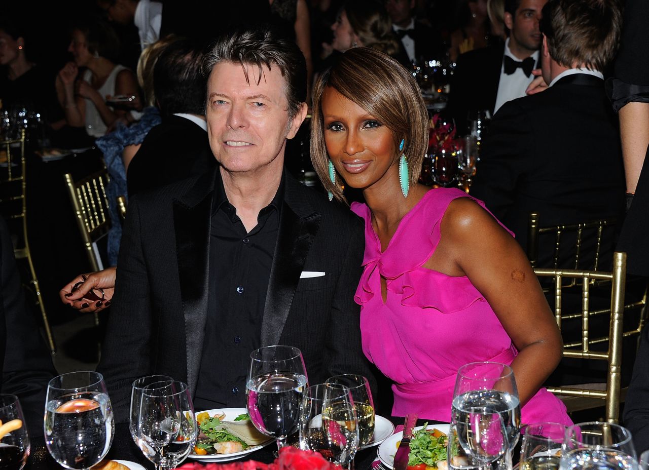 David Bowie and Iman married in 1992. His musical legacy coupled with her modeling career and cosmetics company makes this pair a force with which to be reckoned.