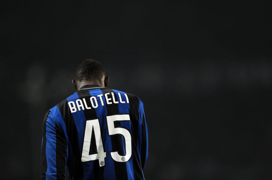 Before moving to England, the Italy-born Balotelli played for AC Milan's rivals Inter Milan, and during one Serie A match against Juventus the Turin club's fans once shouted: "There are no black Italians."