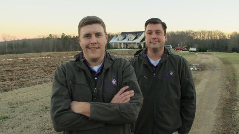 Dale Beatty, left, and John Gallina pooled their disability payments to help other veterans in need.