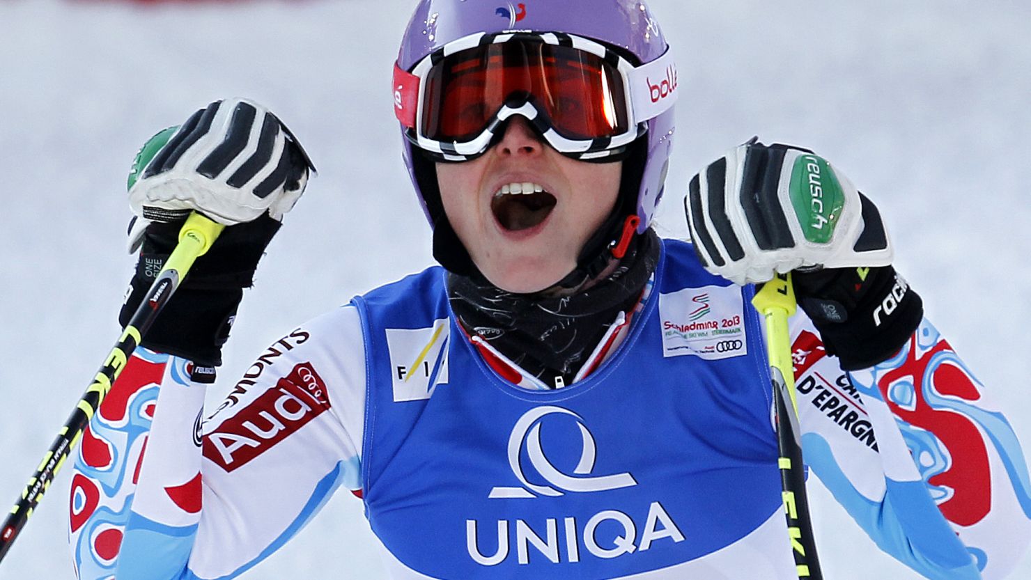 France's Tessa Worley skis to the European nation's fourth medal of the World Championships.