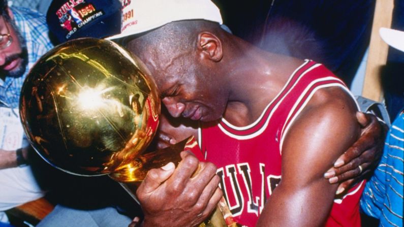 Michael Jordan, who won six NBA championships with the Chicago Bulls, is another favorite example used by Moawad  to inspire his clients. 