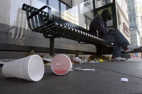 Bloomberg had a new target during his final State of the City speech on February 14: plastic foam containers. His proposed ban would target certain polystyrene foam products, not necessarily Styrofoam, a trademarked product of Dow Chemical Co., used in foam insulation and construction products.