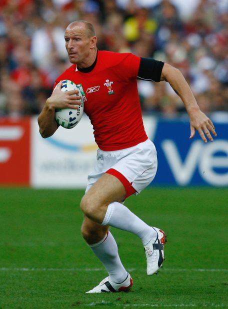 Rugby player Gareth Thomas of Wales spoke about being gay to a British news channel in 2009.  
