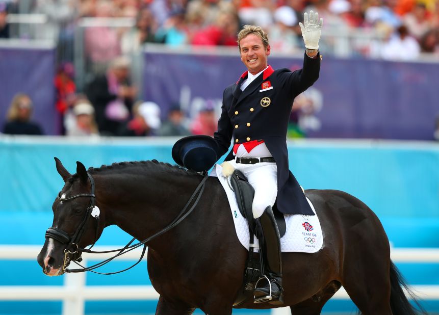 Openly gay British dressage rider Carl Hester helped his team win gold at the 2012 Olympics.