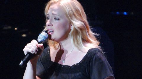 Singer Mindy McCready performs in 2006 at Lincoln Center in in New York City.  