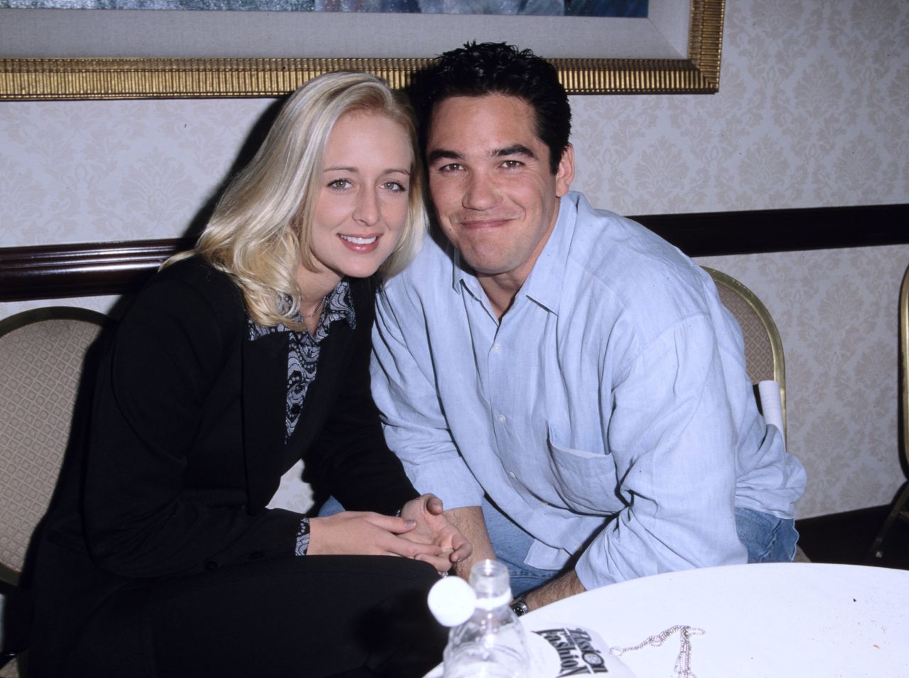 McCready with her then-fiance, Dean Cain, in January 1998.