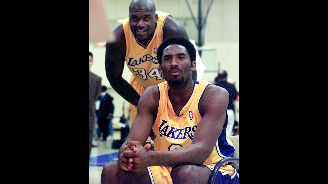 In their fourth season together, Shaquille O'Neal, a 7-foot-1 center acquired from the Orlando Magic, and Kobe Byrant, a young phenom straight out of high school in the 1996 draft, began to gel. They beat Indiana in six games as O'Neal racked up his first of three consecutive NBA Finals MVP honors.