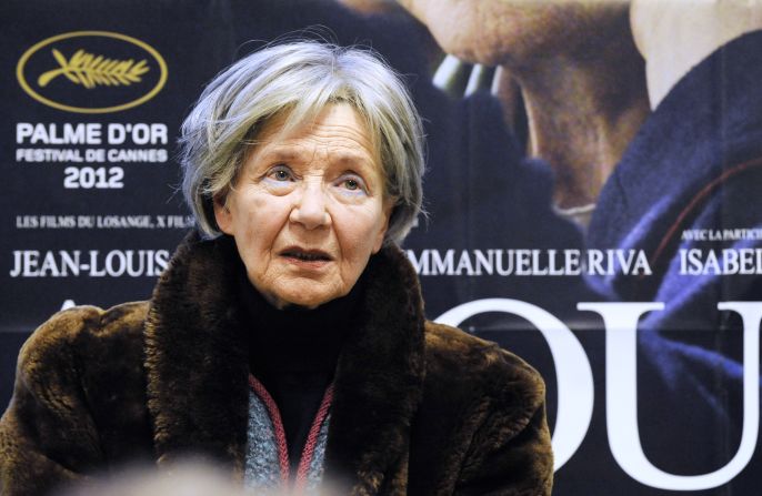 After more than 50 years in the business, the actress earned her first Academy Award nomination for her role in "Amour" (2012). Here she appears at a press conference in January.