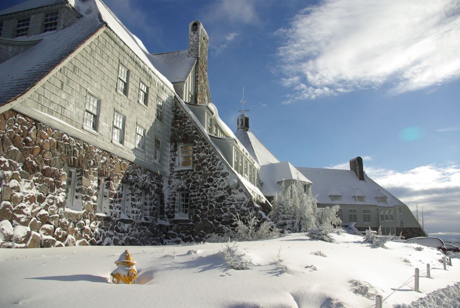 Timberline Lodge acted as the exterior of the Overlook Hotel in the movie adaptation of "The Shining."