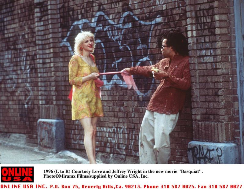 Many critics noted that Jeffrey Wright, here with Courtney Love, seemed to inhabit the role of the doomed artist Jean-Michel Basquiat in the 1996 biopic "Basquiat." But that acclaim didn't translate into an Oscar nomination.