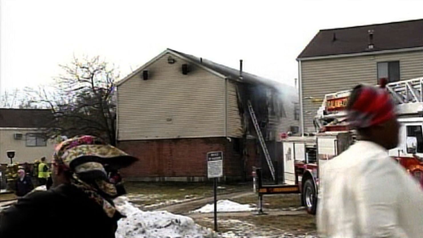 Three children, ages 1, 3 and 3, died in an apartment fire in Kalamazoo, Michigan, on Monday.