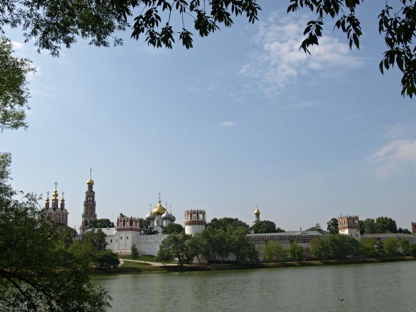 Anton Chekov and Boris Yeltsin are among those buried at Moscow's Novodevichy Cemetery, adjacent to the World Heritage listed Novodevichy Convent (pictured).