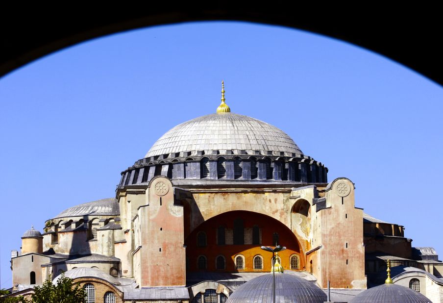The Hagia Sophia is a sixth-century Byzantine church that was converted to a mosque under the Ottoman Empire and now operates as a museum. In "Argo," Affleck plays a CIA operative who meets a contact inside the historic building.