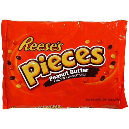 <strong>Worst peanut-butter candy: Reese's Pieces, 4-ounce box </strong><br />Their slightly bigger box and colorful candy coating make Reese's Pieces the loser in this category: One package contains 600 calories, 27 grams of fat (21 saturated), and 63 grams sugar. <br /><br />And while the nutritional label lists zero trans fats, the ingredient list still contains partially hydrogenated vegetable oils -- which means that trans fats are present in quantities under half a gram per serving. With three servings per box, you could be chowing down on a significant amount of this artery-clogging ingredient.<br /><br />"Serving sizes on food labels are determined by the manufacturer," says Kriegler. "Decide how much you are actually going to eat, and then figure out what that means for you, nutritionally."