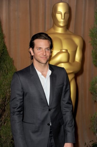 Cooper's role as Pat in "Silver Linings Playbook" earned him his first Oscar nomination. He'll soon appear in "The Hangover Part III" and "Serena," along with his "Playbook" co-star Jennifer Lawrence.