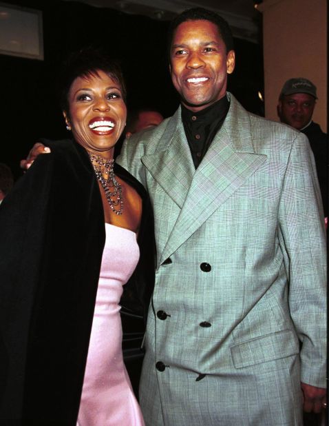 Denzel Washington's latest role as Whip Whitaker in "Flight" earned the two-time Academy Award winner his sixth Oscar nod to date. Washington, pictured with his wife Paulette in 1999, has been acting since the mid-1970s.