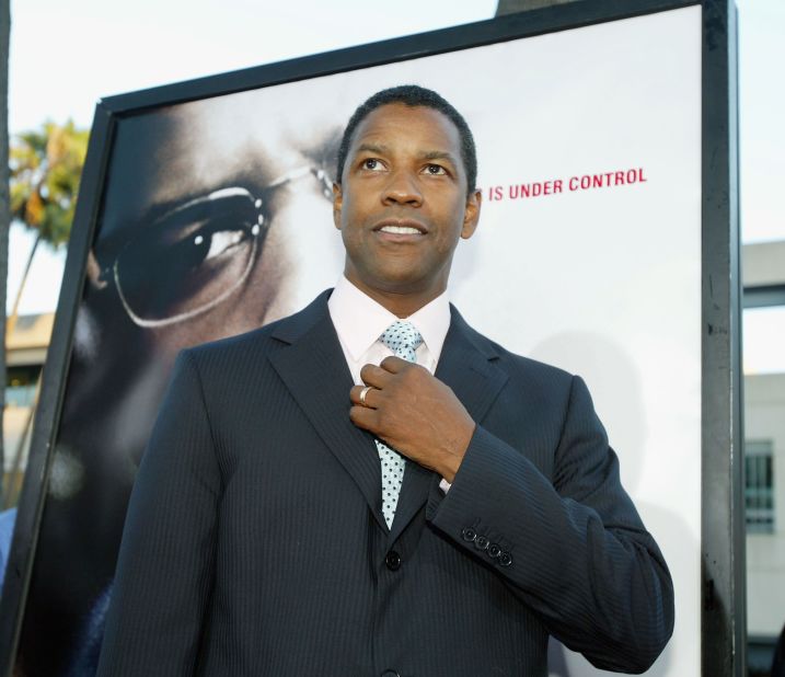Washington is shown here at the 2004 premiere of "The Manchurian Candidate." He's best known for films such as "Malcolm X," "American Gangster," "Training Day" and "Man on Fire."