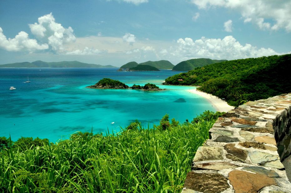 Trunk Bay in the U.S. Virgin Islands reminds Michele Kontaxes Naurock of her wedding day. She and her spouse celebrate their anniversary by making return trips to this beach. The memories and its "untouched beauty ... and the beautiful clear blue waters" make it a special place to her.
