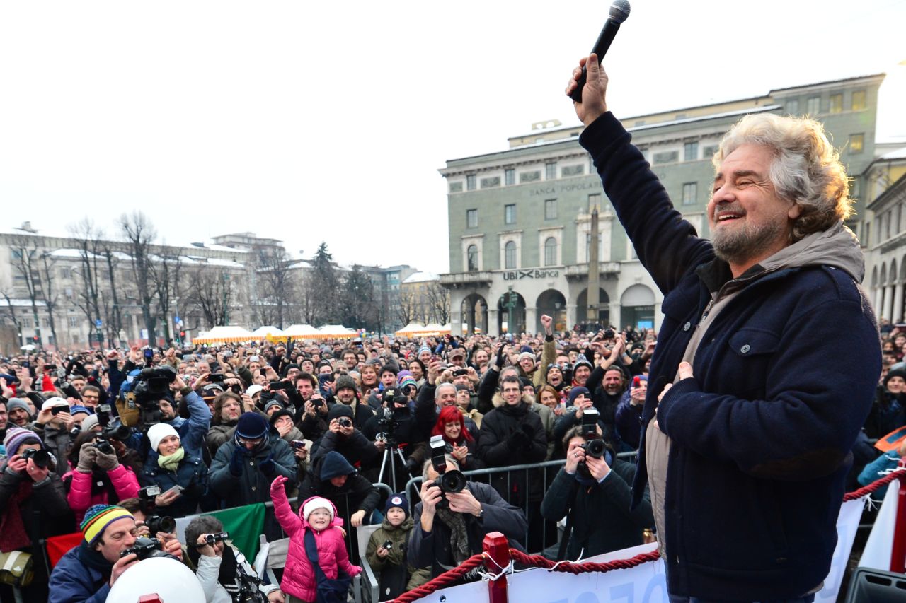 The surprise of the campaign has been ex-comedian Beppe Grillo, head of the populist anti-establishment Five Star Movement, which has won support among those critical of Mario Monti's austerity policies.