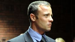 South African Olympic sprinter Oscar Pistorius  at the Magistrate Court in Pretoria on Tuesday, February 19.