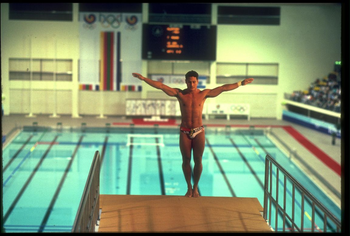 Greg Louganis, who won four Olympic golds for the United States during his diving career, has been openly gay since 1995.