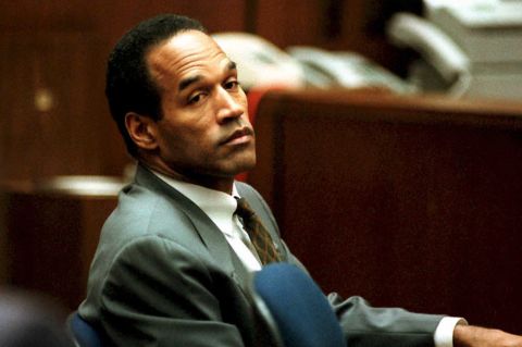 Although O.J. Simpson was found not guilty, the former football star's 1995 murder trial has kept him a household name. Simpson was acquitted in the death of his wife, Nicole Brown Simpson, and Ron Goldman. In October 2008, Simpson was sentenced to 33 years in prison on multiple counts, including armed robbery and kidnapping, in connection with a robbery at a Las Vegas hotel in 2007.