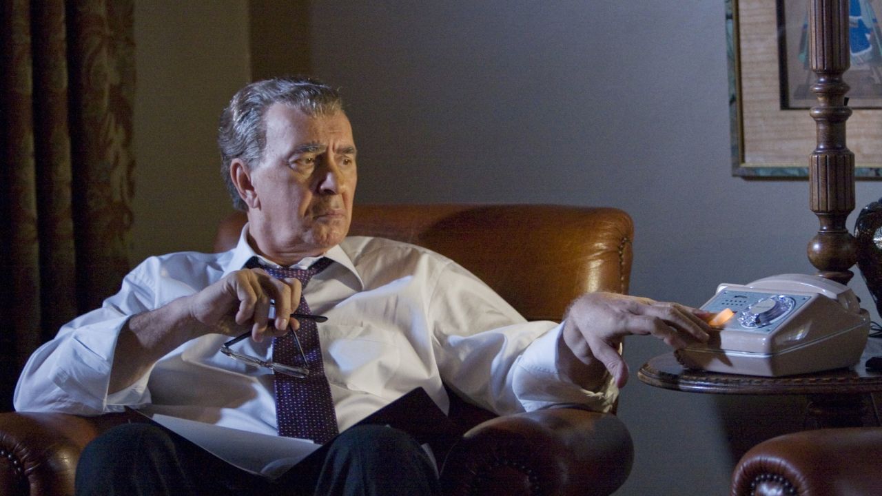 Frank Langella as Richard Nixon in 'Frost/Nixon.'