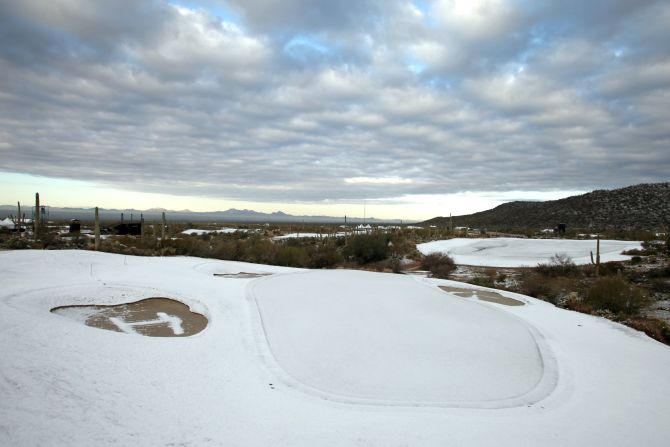 Just over three-and-a-half hours of golf was possible on Wednesday because of driving rain, sleet and then snow after 23 of the 32 matches had started with none finishing. Play eventually got back underway on Thursday after a four-and-a-half-hour delay.