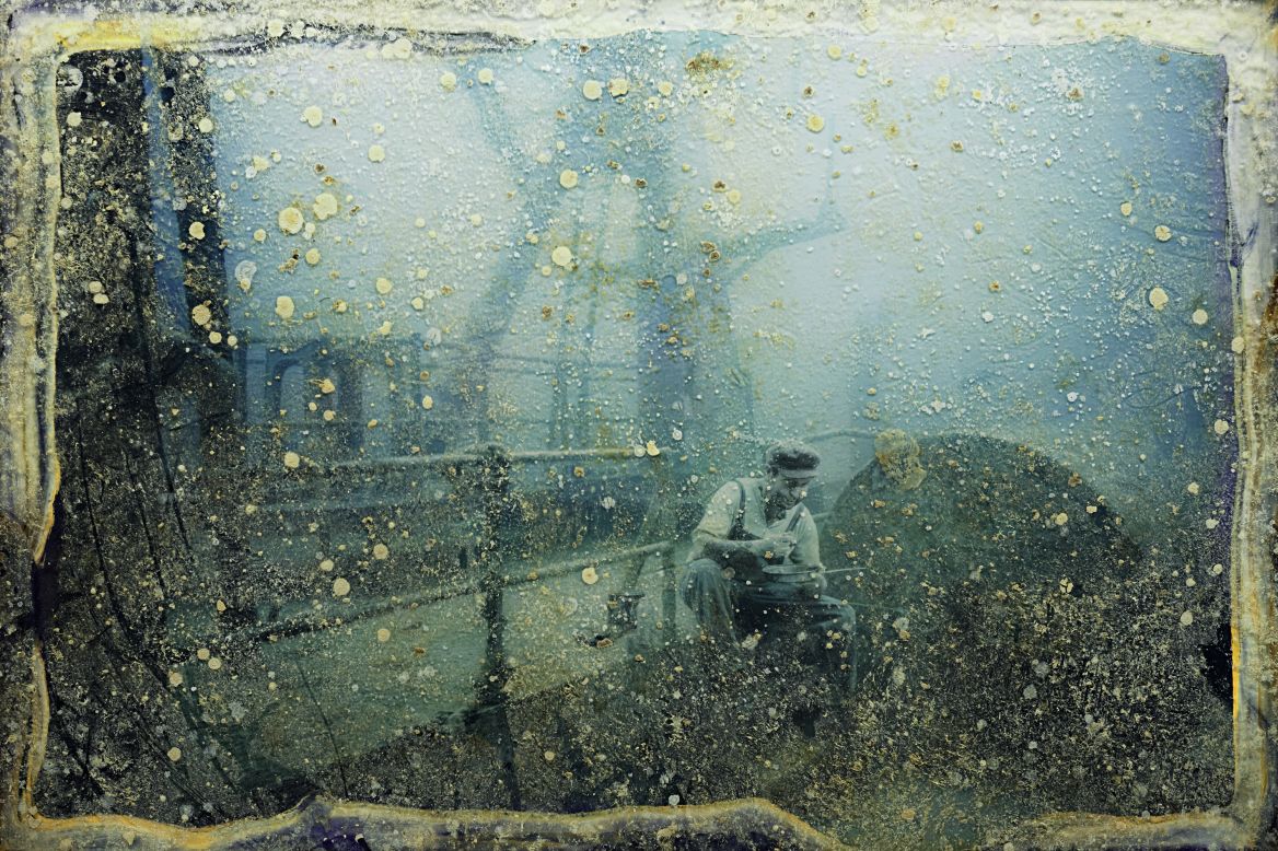 "If you're a diver and you see a gallery down there, it's absolutely unique, something you'd never expect. The cool thing is, the shots are done on the same boat they're hanging from," Franke said.