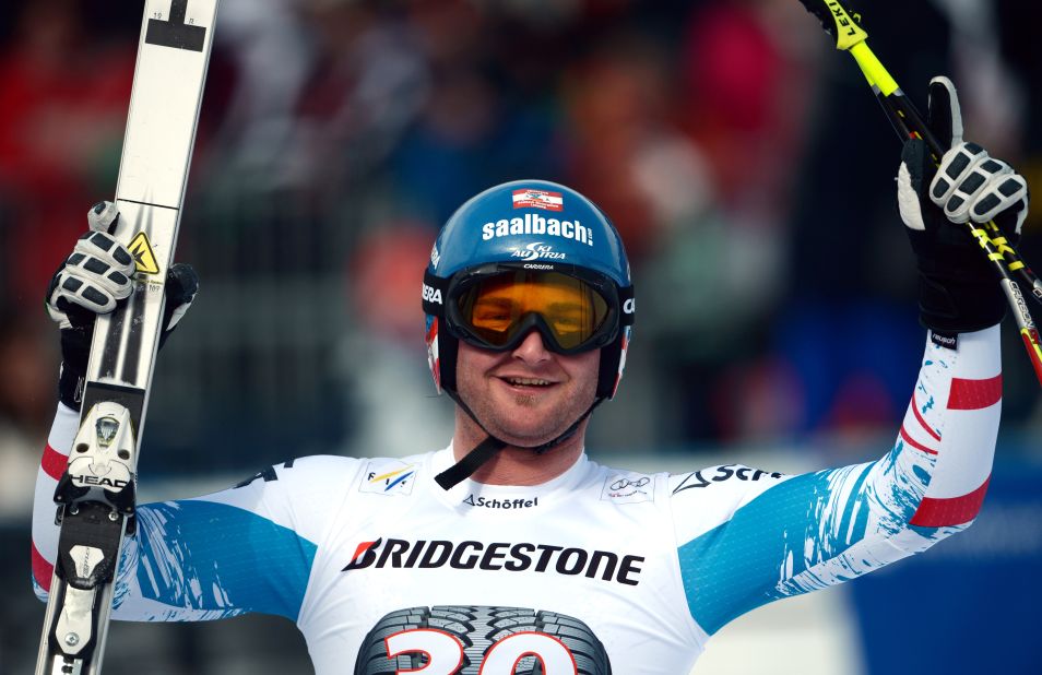 Georg Streitberger claimed second ahead of teammate Klaus Kroll as Austria became the first country to pass 500 World Cup podiums in any discipline, men or women. 