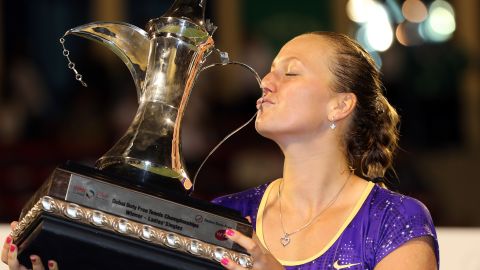 Petra Kvitova won her first tournament since the New Haven Open last August.