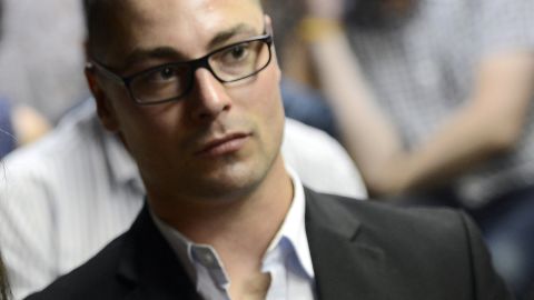 Carl Pistorius, brother of Oscar Pistorius, at a bail hearing for the runner on February 20, 2013. 