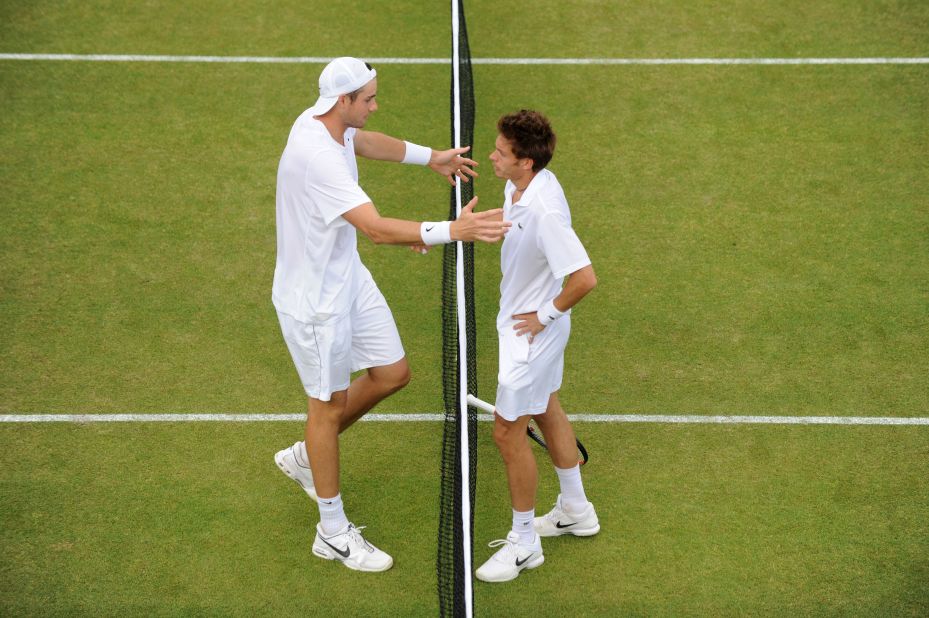 Isner and Mahut embraced at the end of the game and nearly three years on from the match the pair are still close friends. Isner says of Mahut: "He's one of the nicest, classiest guys on the tour."