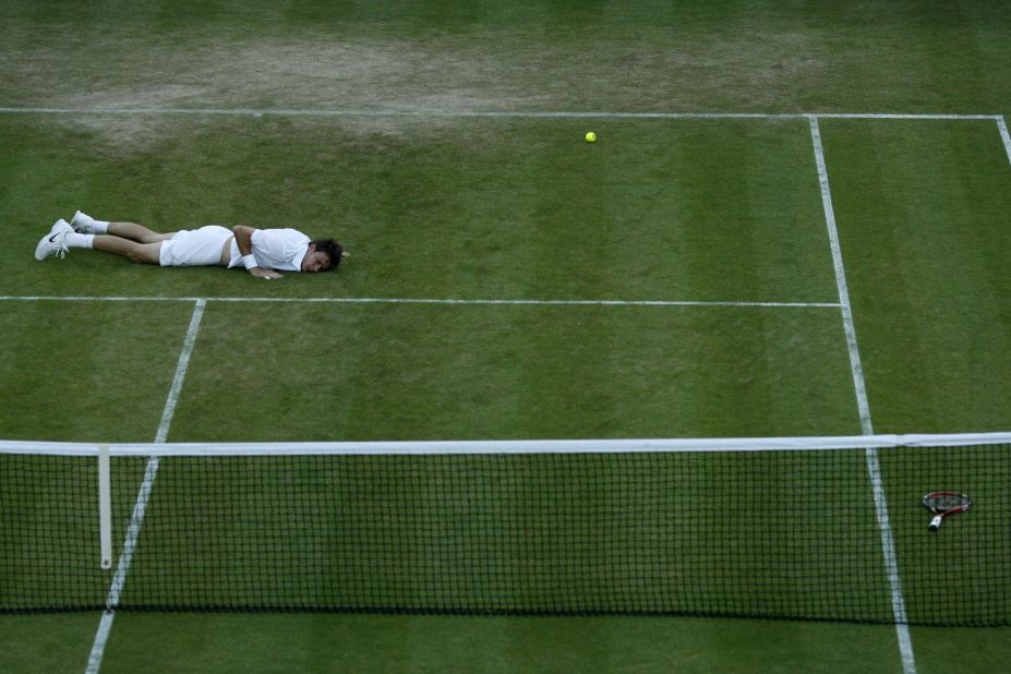 Their "marathon match" lasted 11 hours and five minutes and stretched over three days. Both men went through the mill physically and emotionally as the demands of an eight-hour deciding set took their toll.