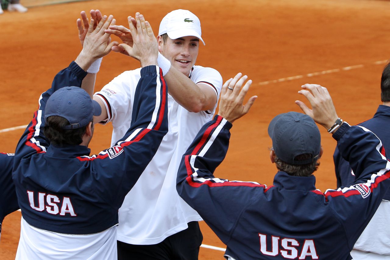Isner is now the top ranked American player in the world and has become an important part of the country's David Cup team. He recently recorded victory over 17-time grand slam winner Roger Federer when the USA took on Switzerland.