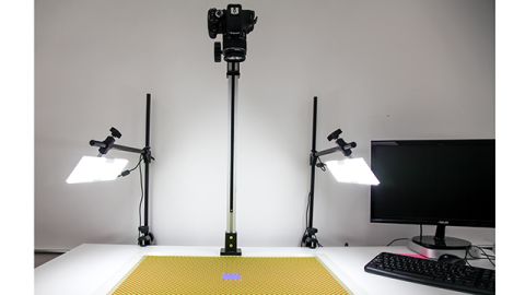 Outbox is constantly tweaking its process for turning physical mail into digital files. This is one current setup for photographing and scanning mail.