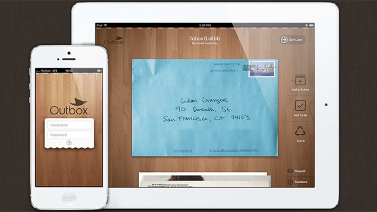 Once scanned, subscribers' mail will appear in digital form on iPhones and iPads. Customers can still request that certain pieces of mail be sent back to their homes.